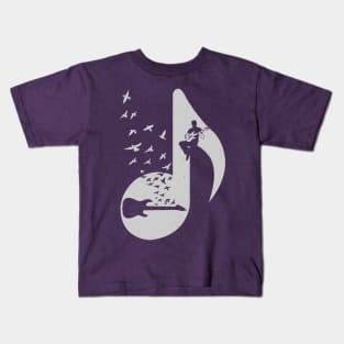 Musical - Electric Guitar Kids T-Shirt